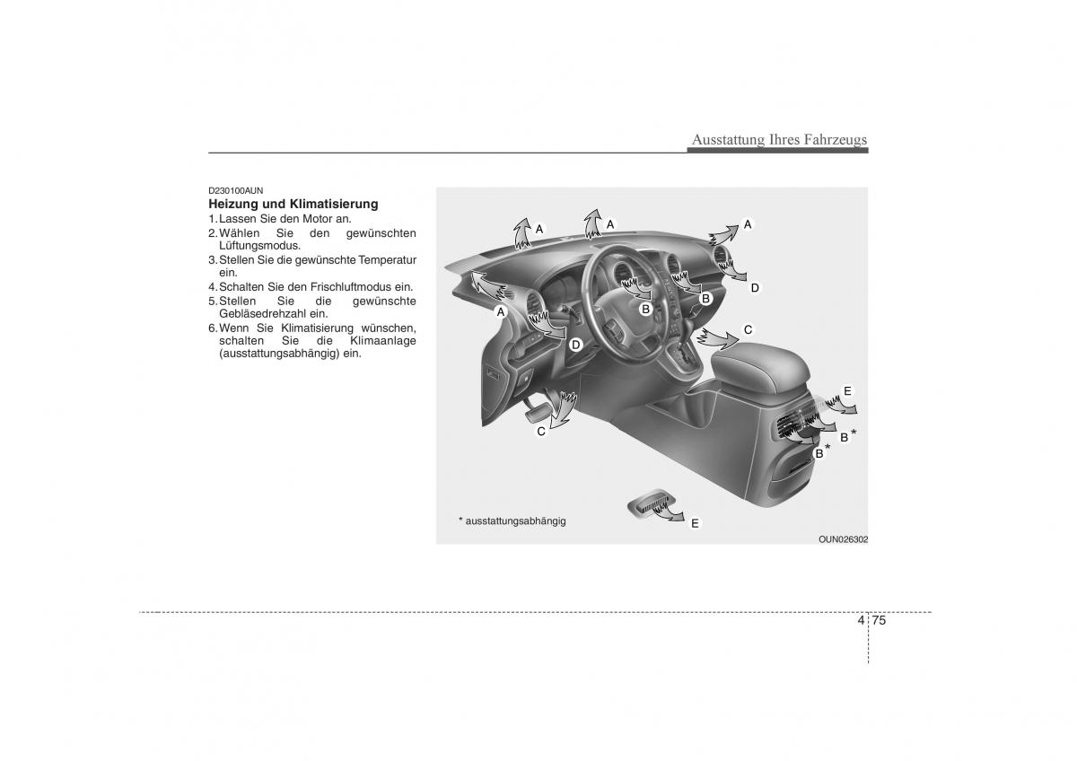 KIA Carens II 2 Handbuch / page 161