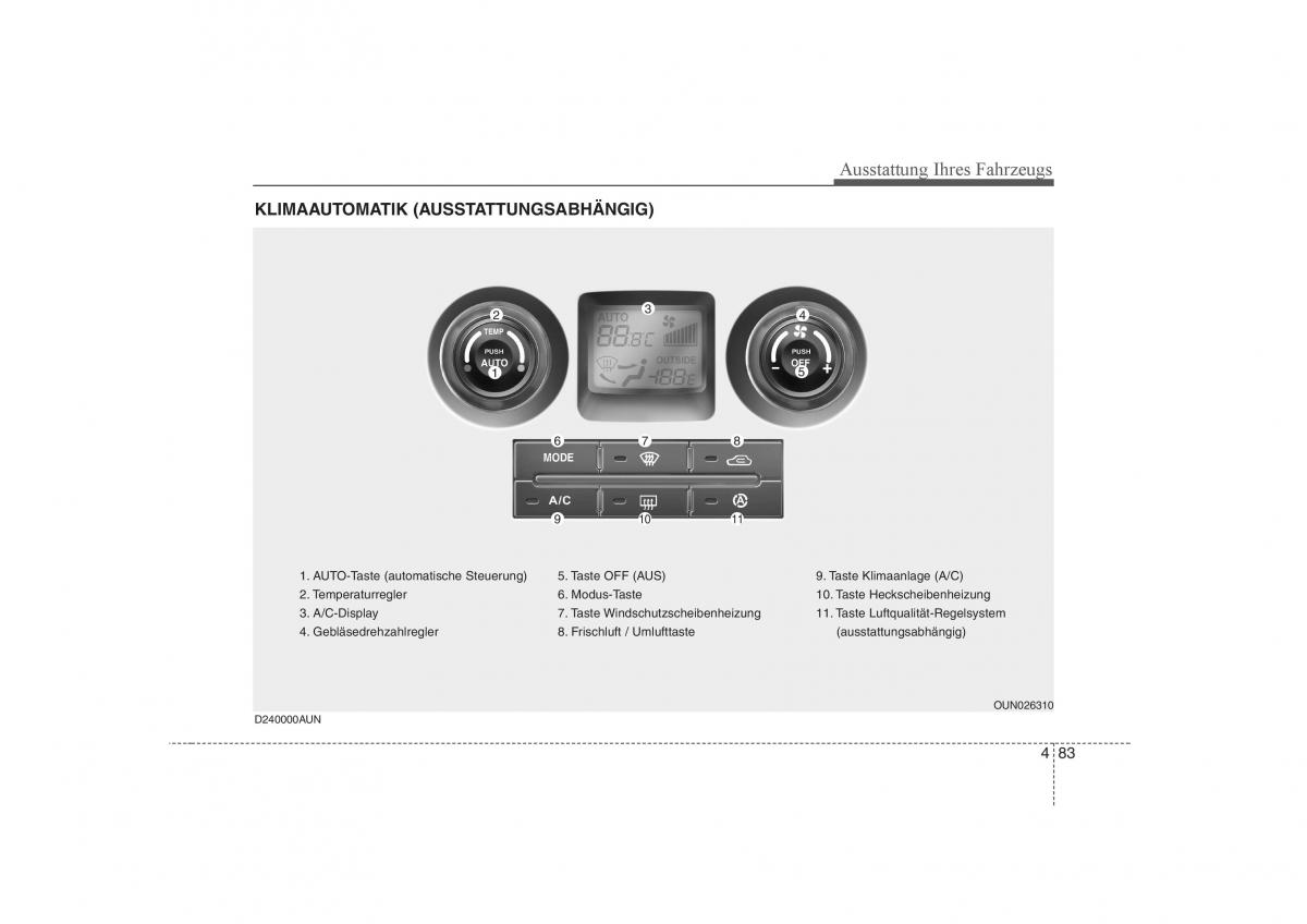 KIA Carens II 2 Handbuch / page 169