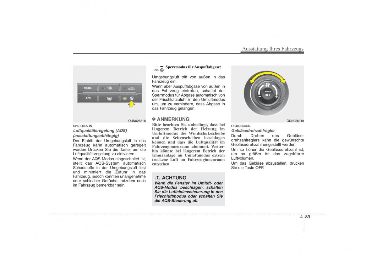 KIA Carens II 2 Handbuch / page 175