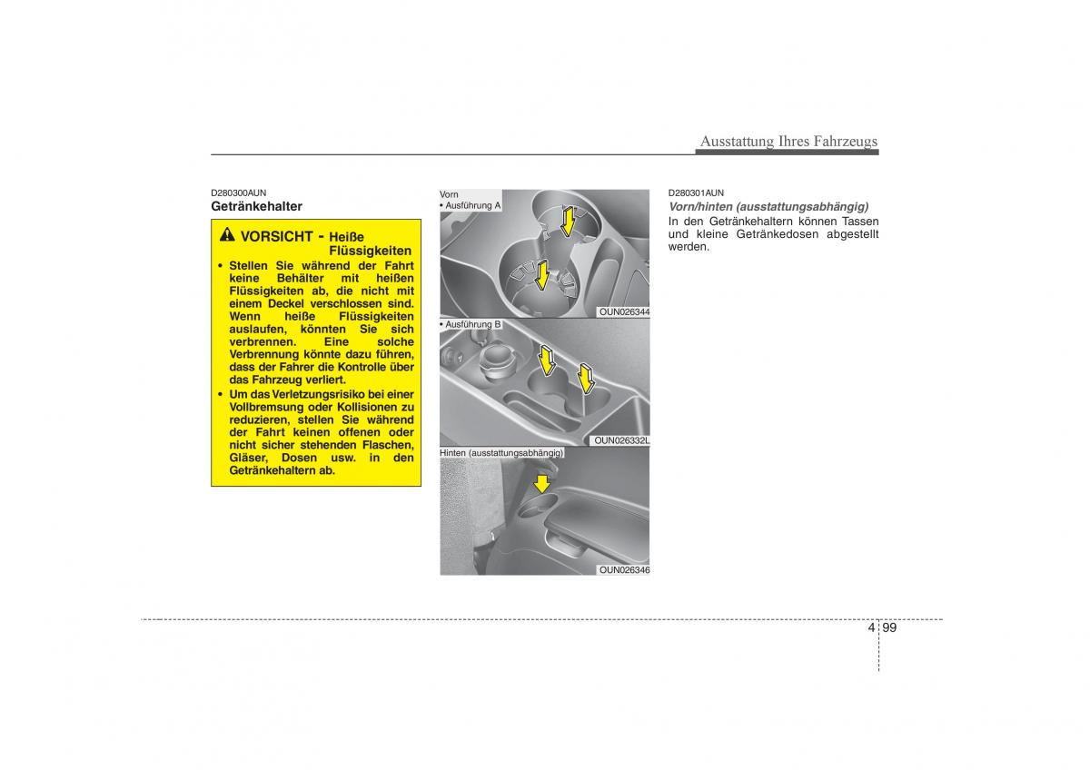 KIA Carens II 2 Handbuch / page 185