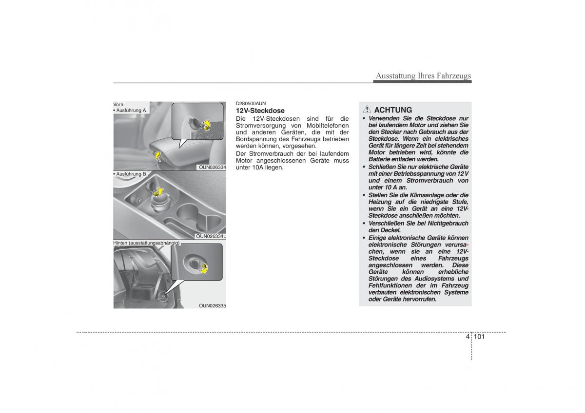 KIA Carens II 2 Handbuch / page 187