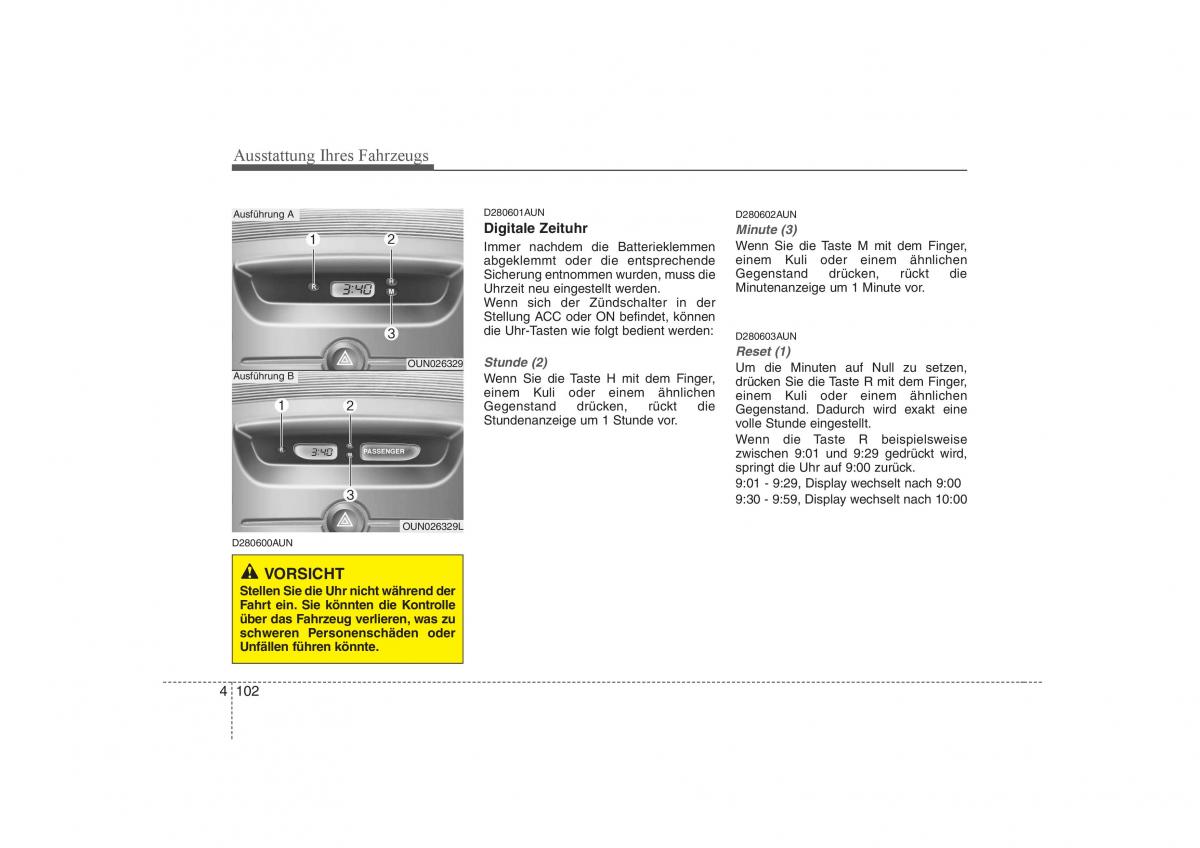 KIA Carens II 2 Handbuch / page 188