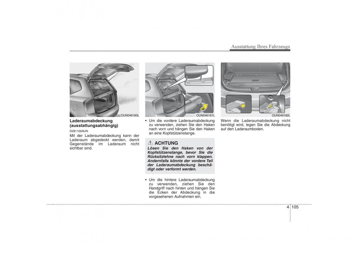 KIA Carens II 2 Handbuch / page 191