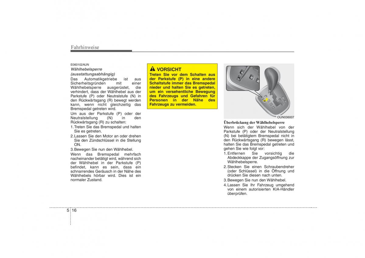 KIA Carens II 2 Handbuch / page 210