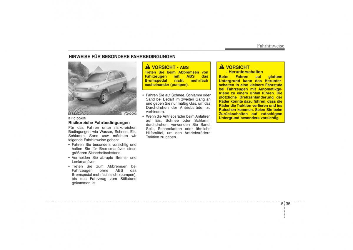 KIA Carens II 2 Handbuch / page 229