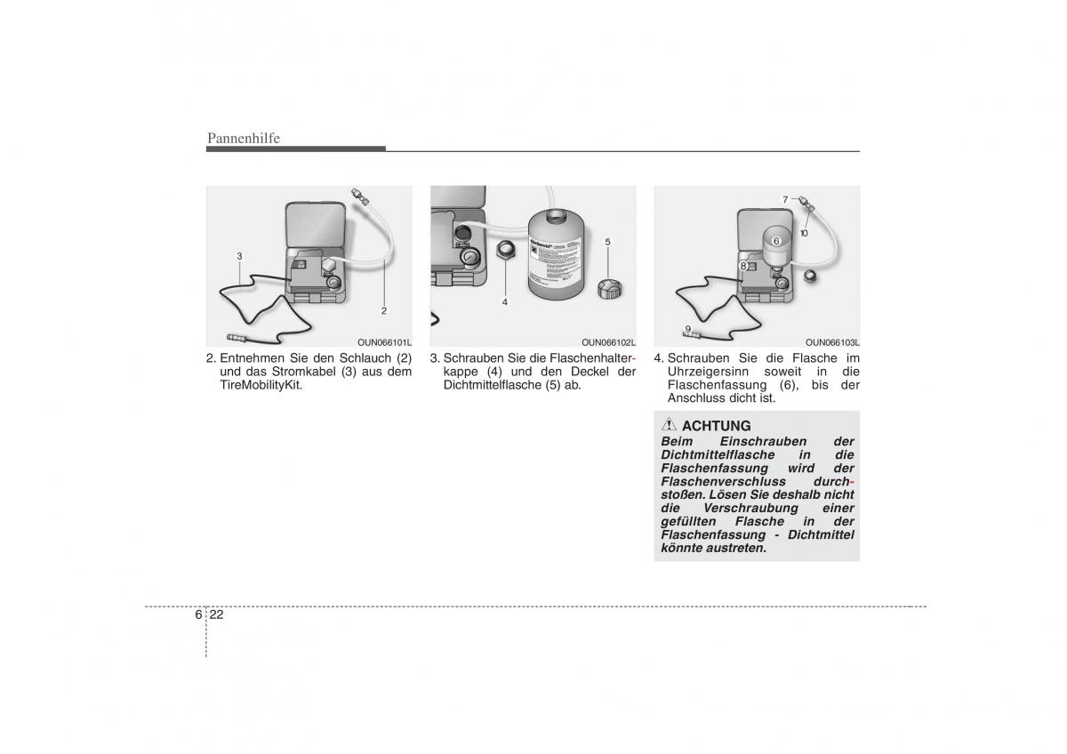 KIA Carens II 2 Handbuch / page 271