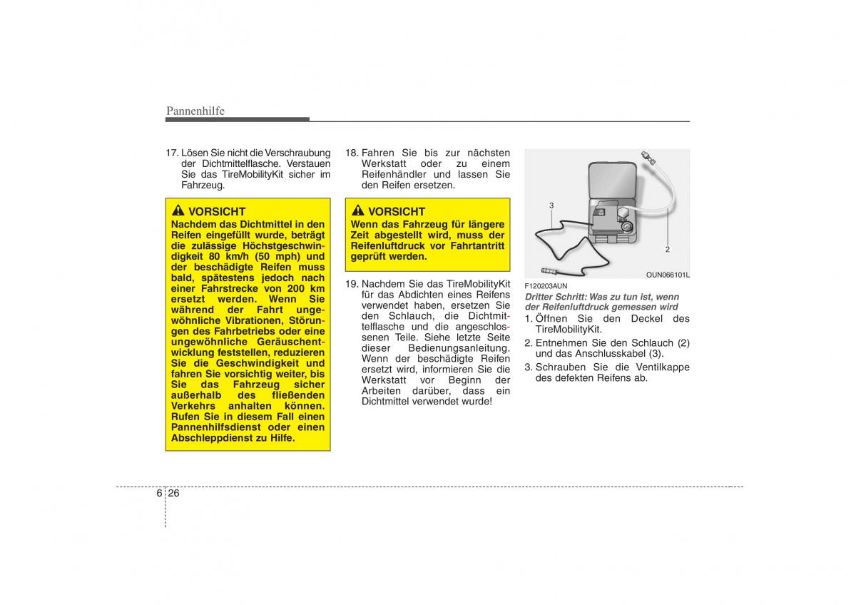 KIA Carens II 2 Handbuch / page 275