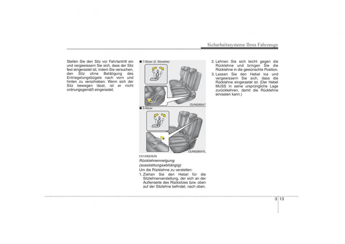 KIA Carens II 2 Handbuch / page 28