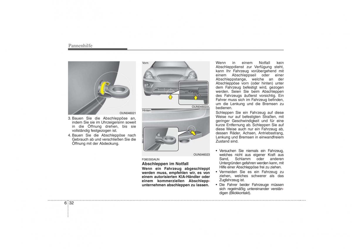 KIA Carens II 2 Handbuch / page 281