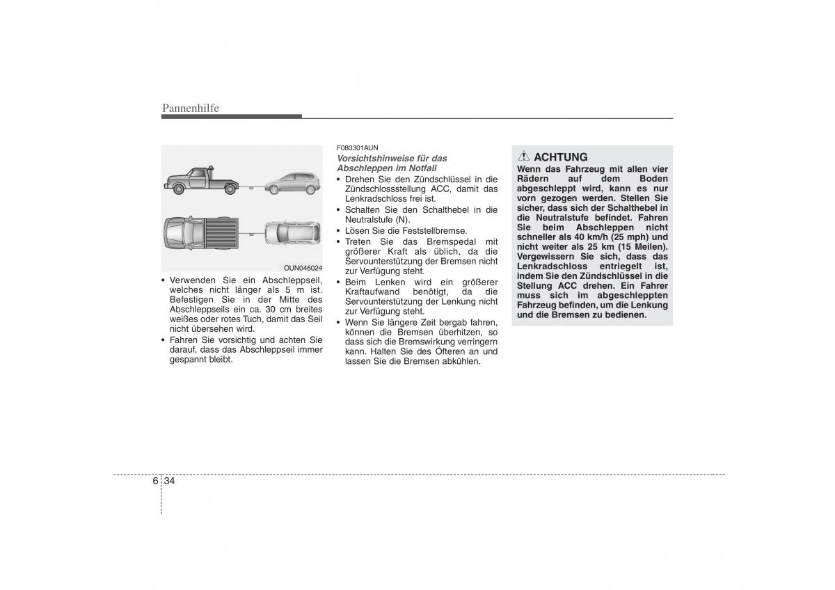 KIA Carens II 2 Handbuch / page 283