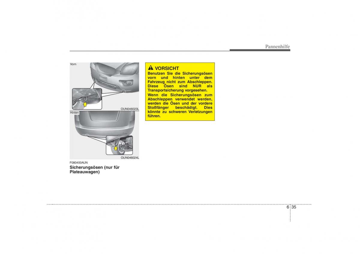 KIA Carens II 2 Handbuch / page 284