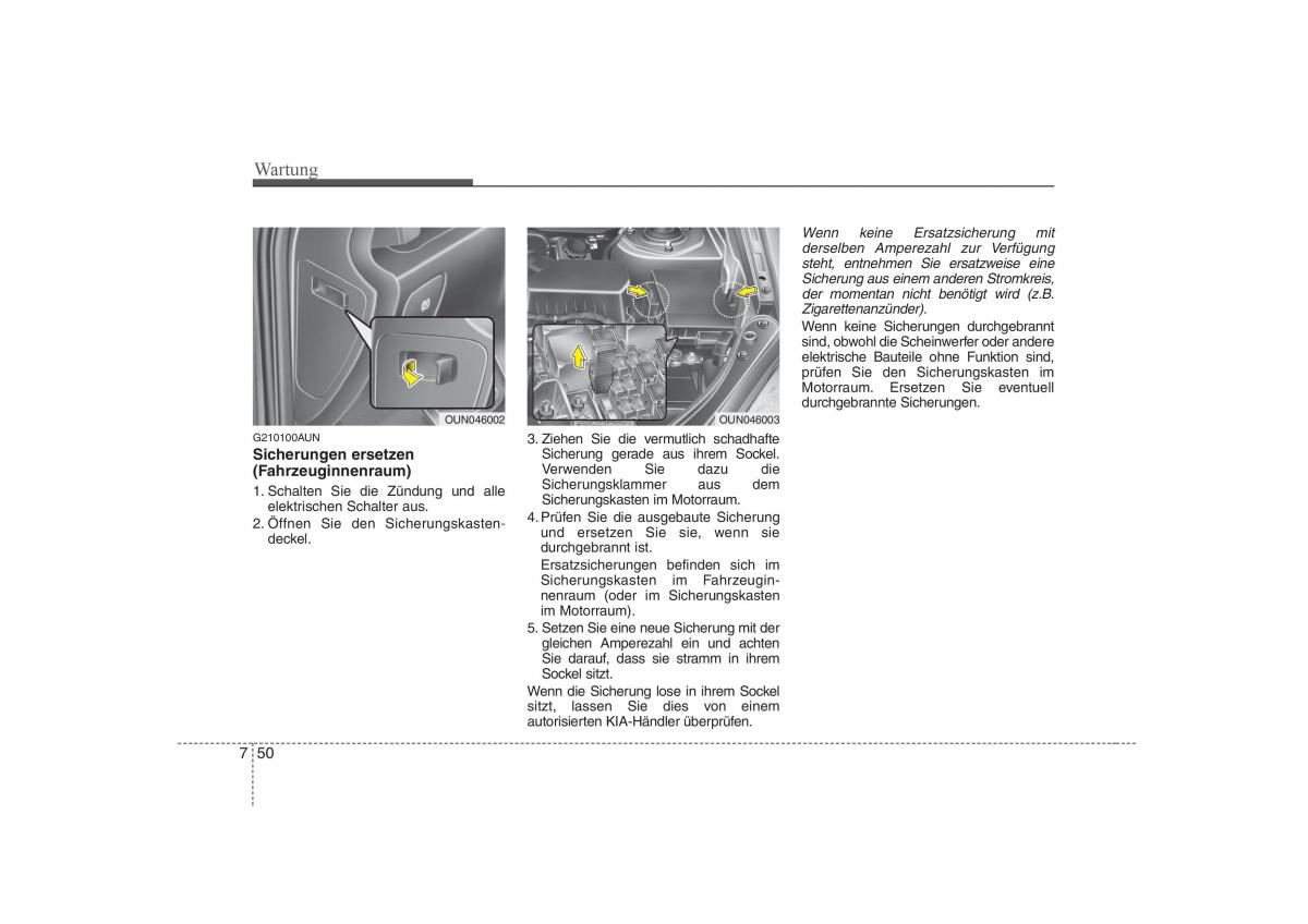 KIA Carens II 2 Handbuch / page 334