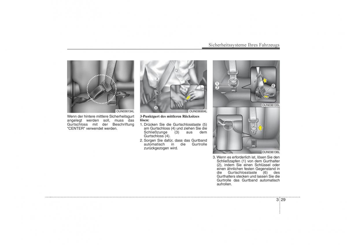 KIA Carens II 2 Handbuch / page 44