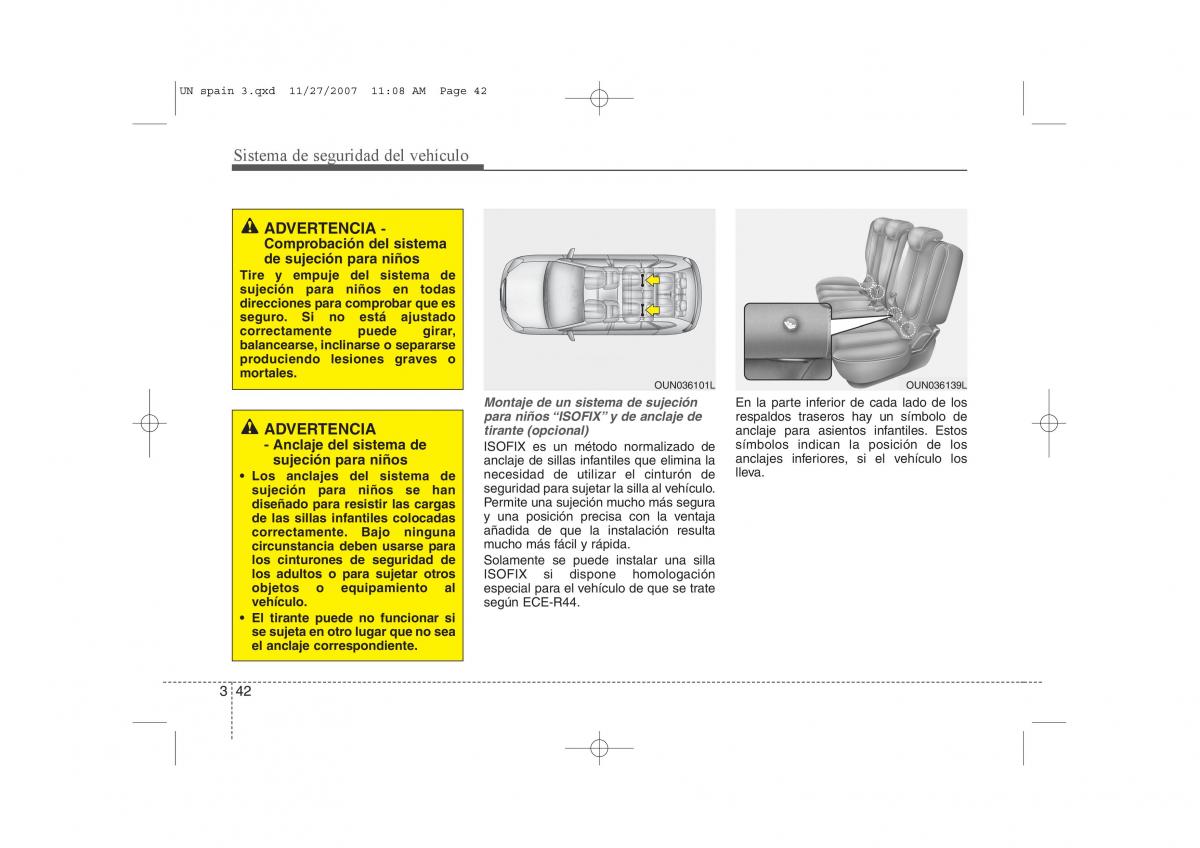 KIA Carens II 2 manual del propietario / page 56