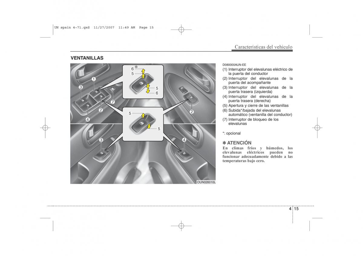 KIA Carens II 2 manual del propietario / page 96