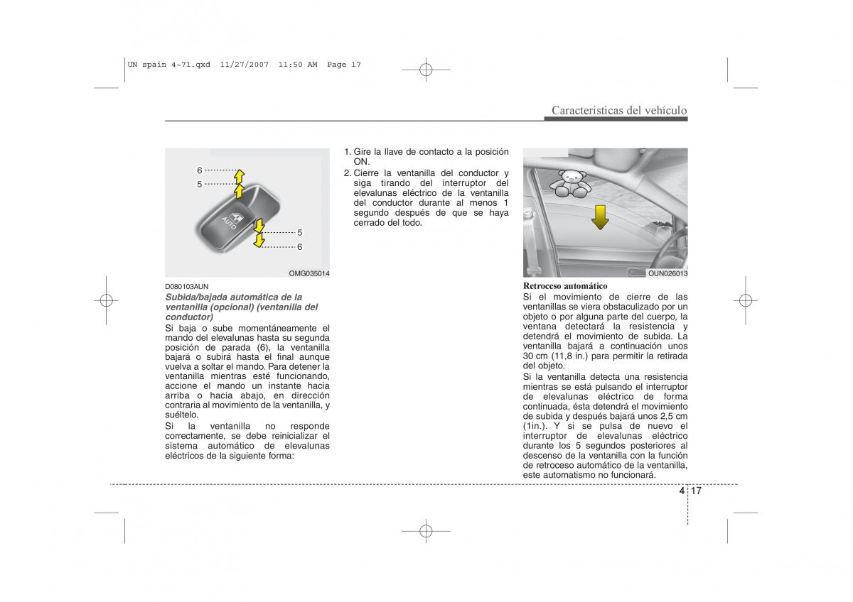 KIA Carens II 2 manual del propietario / page 98