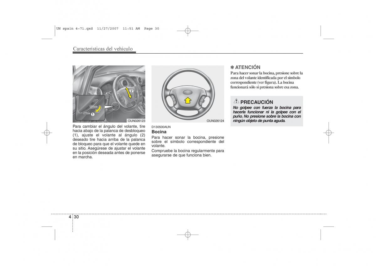 KIA Carens II 2 manual del propietario / page 111