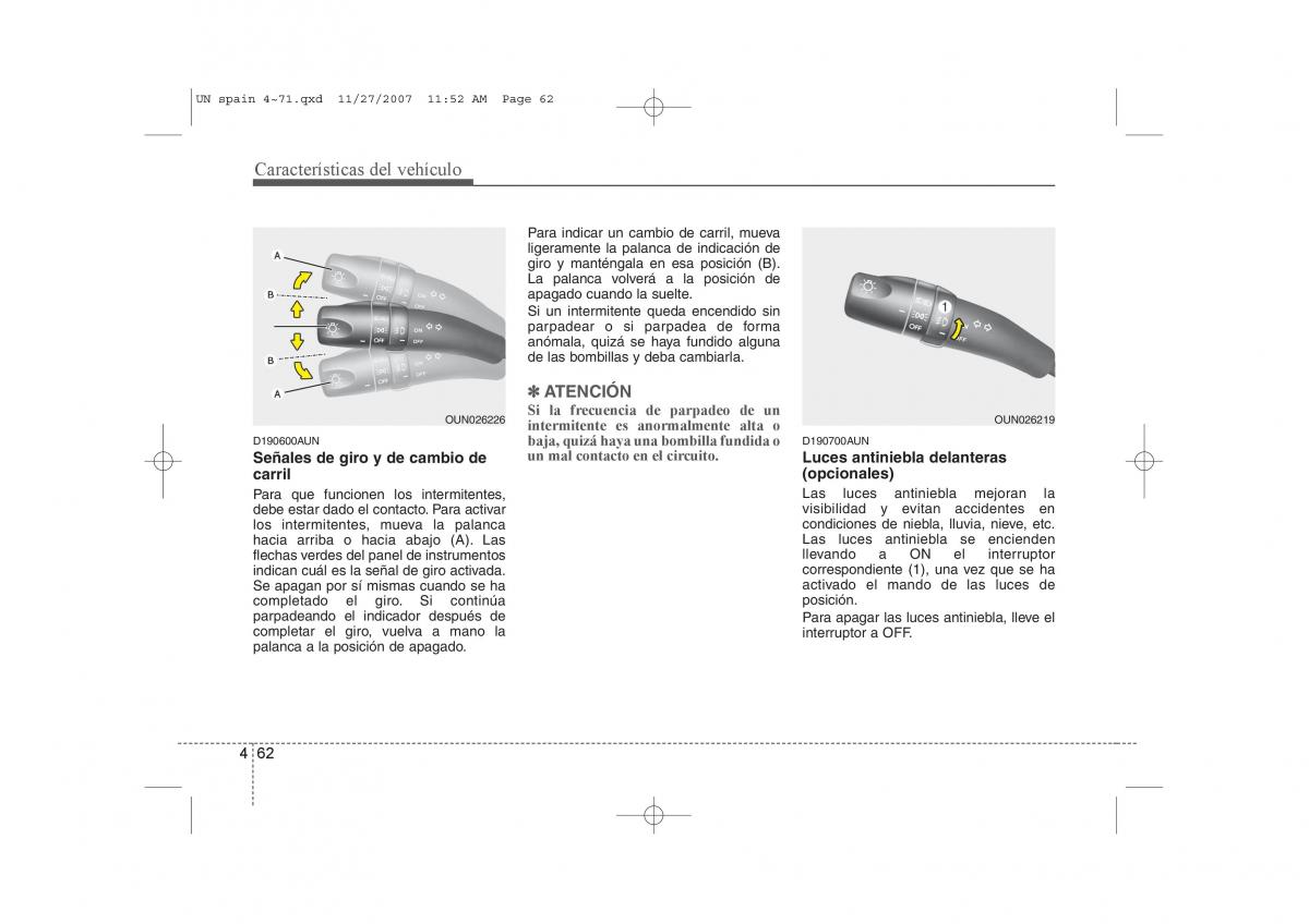 KIA Carens II 2 manual del propietario / page 143