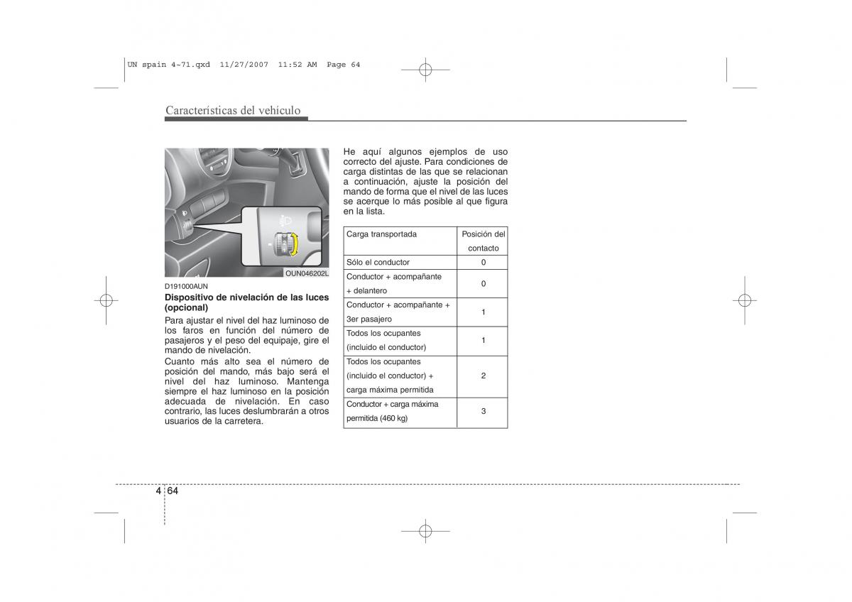 KIA Carens II 2 manual del propietario / page 145