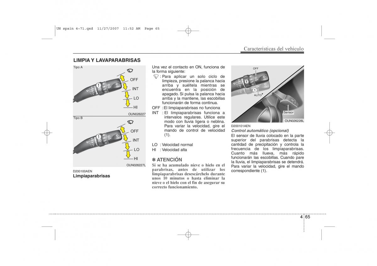 KIA Carens II 2 manual del propietario / page 146