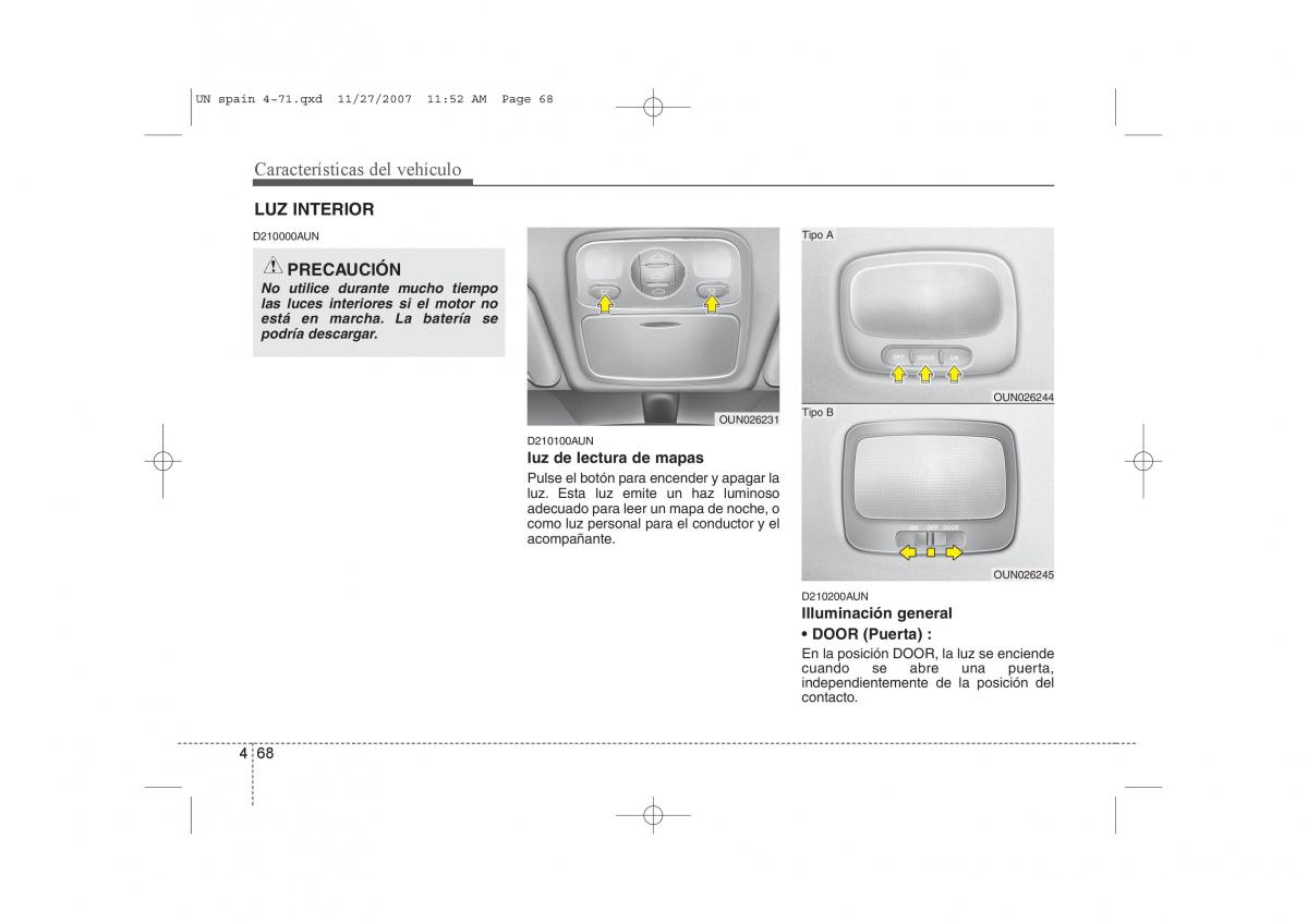 KIA Carens II 2 manual del propietario / page 149