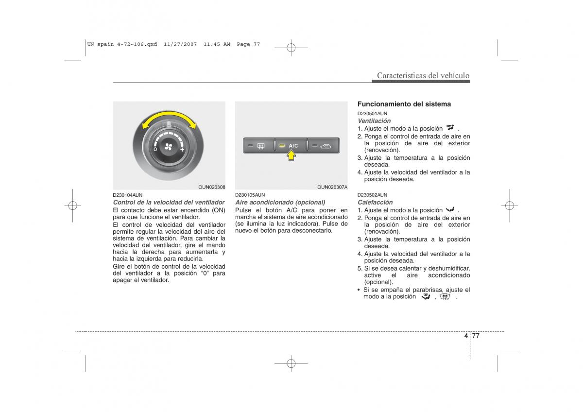 KIA Carens II 2 manual del propietario / page 158