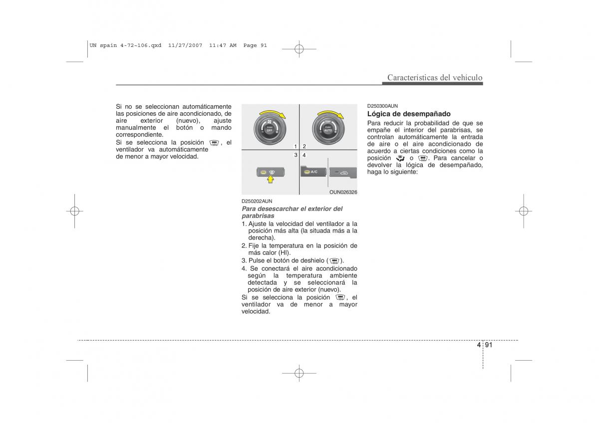 KIA Carens II 2 manual del propietario / page 172