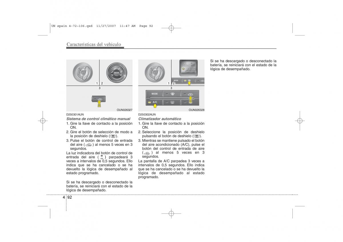 KIA Carens II 2 manual del propietario / page 173