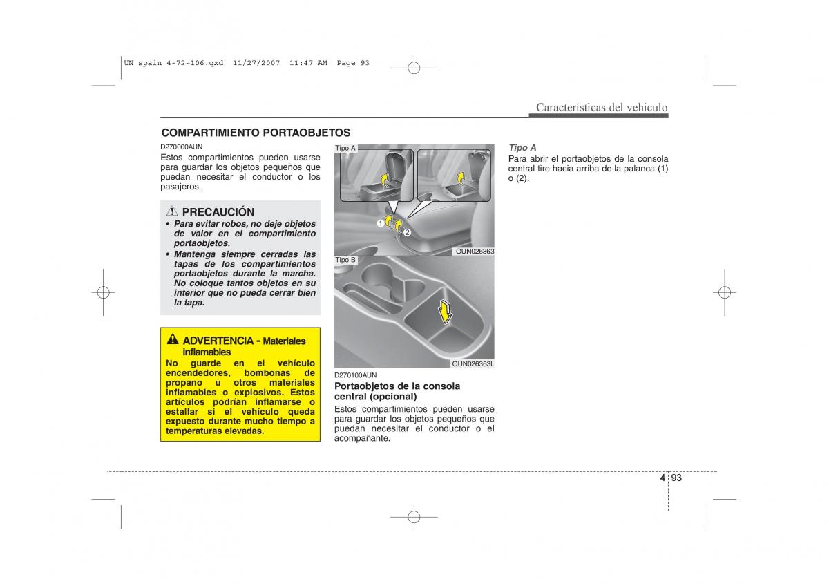 KIA Carens II 2 manual del propietario / page 174