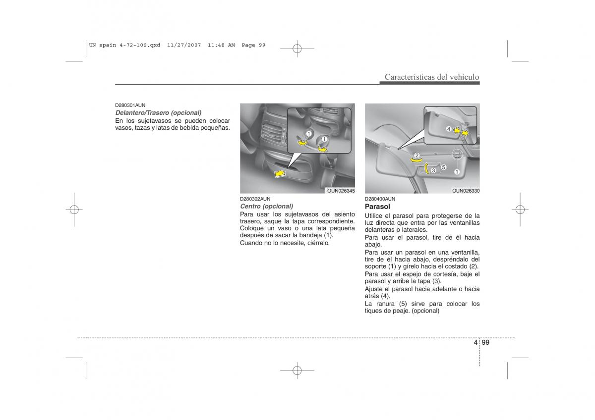 KIA Carens II 2 manual del propietario / page 180