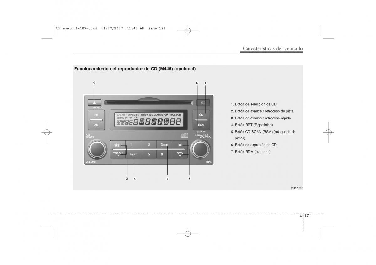 KIA Carens II 2 manual del propietario / page 202