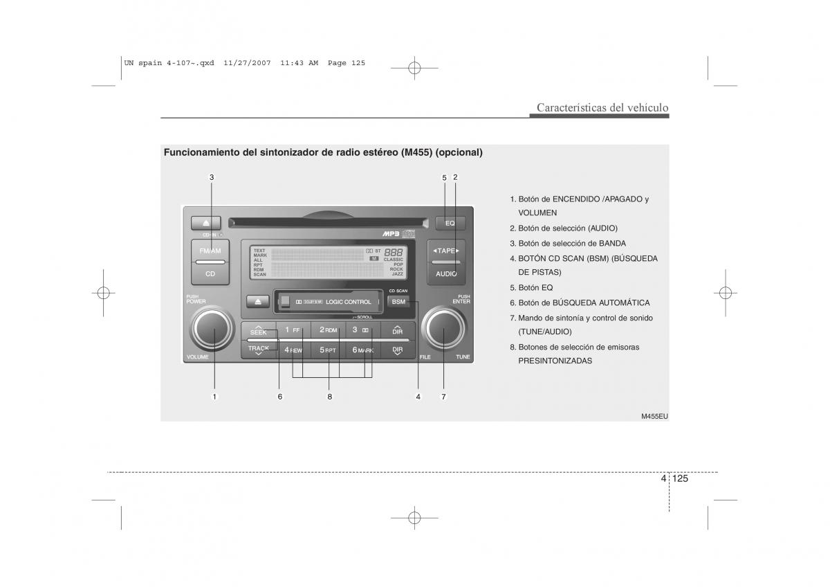 KIA Carens II 2 manual del propietario / page 206