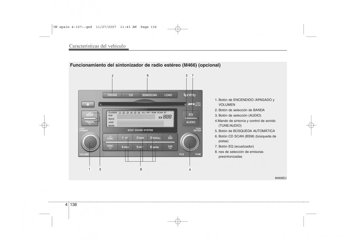 KIA Carens II 2 manual del propietario / page 217