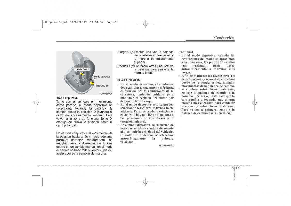 KIA Carens II 2 manual del propietario / page 241