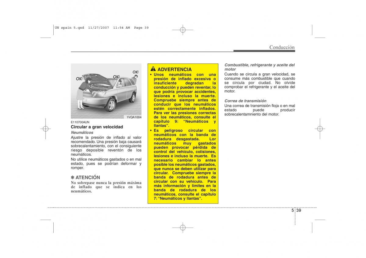 KIA Carens II 2 manual del propietario / page 265