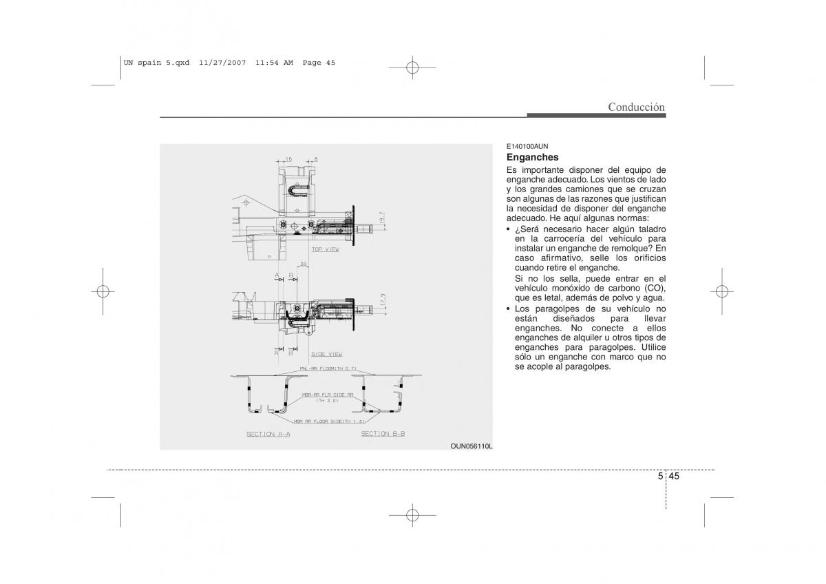 KIA Carens II 2 manual del propietario / page 271