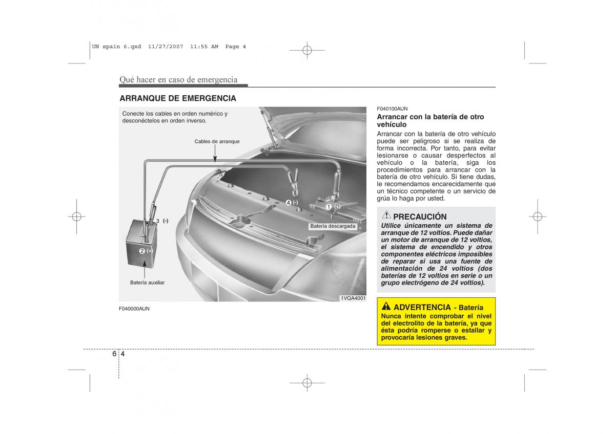 KIA Carens II 2 manual del propietario / page 283