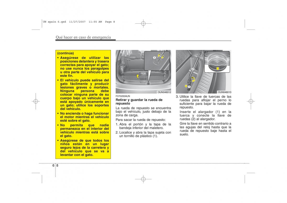 KIA Carens II 2 manual del propietario / page 287