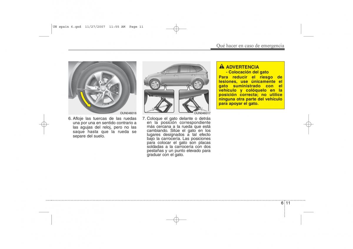 KIA Carens II 2 manual del propietario / page 290