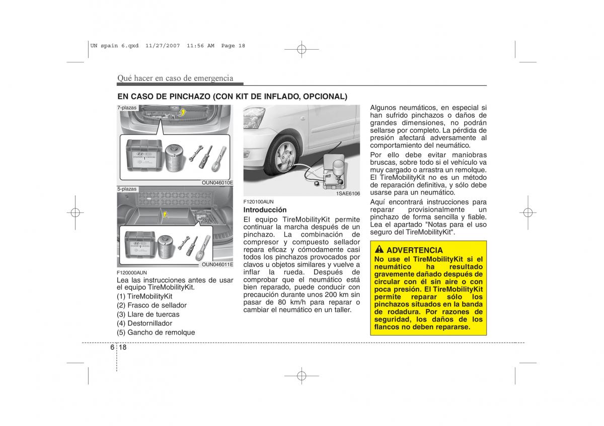 KIA Carens II 2 manual del propietario / page 297