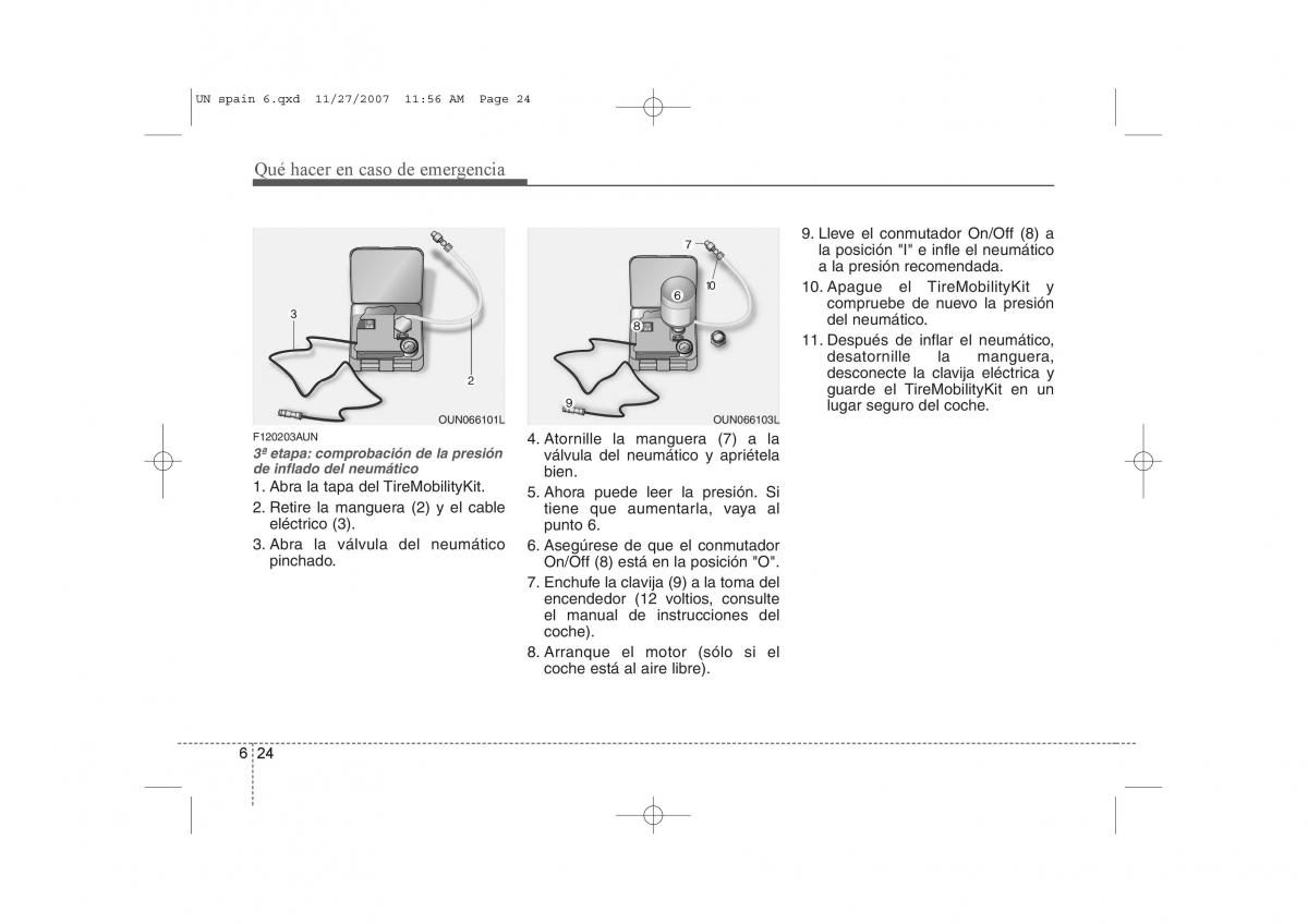 KIA Carens II 2 manual del propietario / page 303