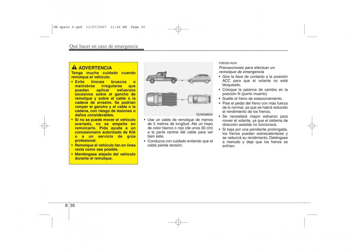 KIA Carens II 2 manual del propietario / page 309