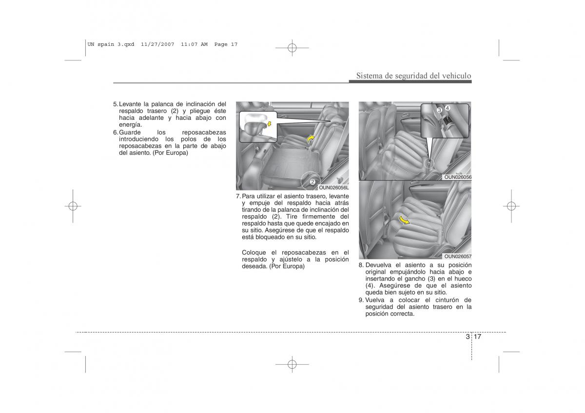 KIA Carens II 2 manual del propietario / page 31