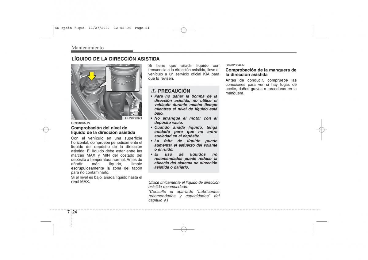 KIA Carens II 2 manual del propietario / page 334