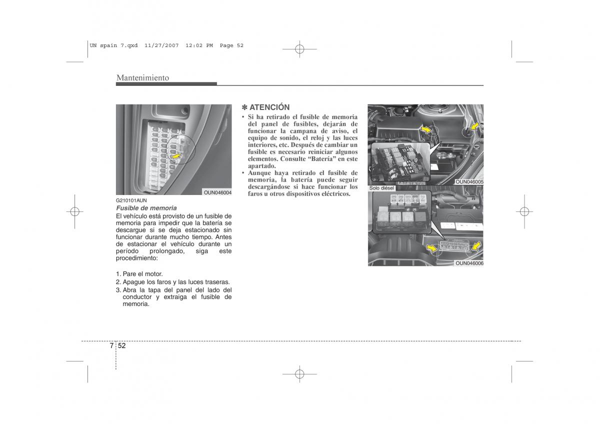 KIA Carens II 2 manual del propietario / page 362