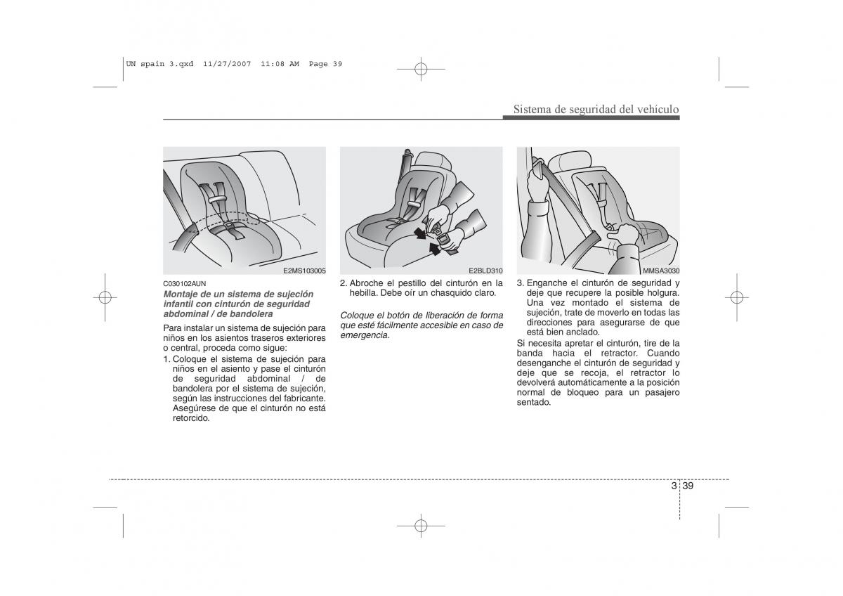 KIA Carens II 2 manual del propietario / page 53