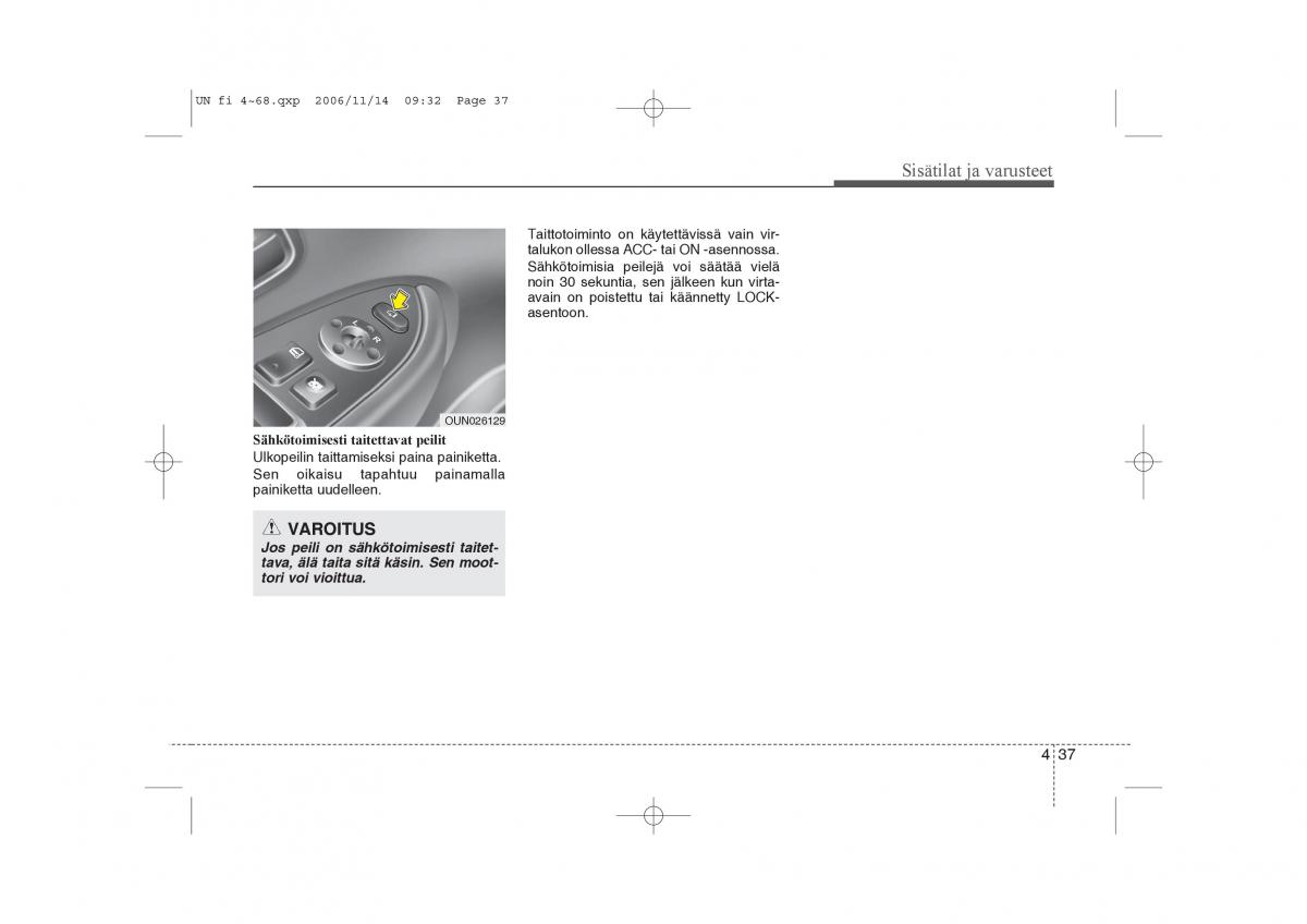 KIA Carens II 2 omistajan kasikirja / page 119