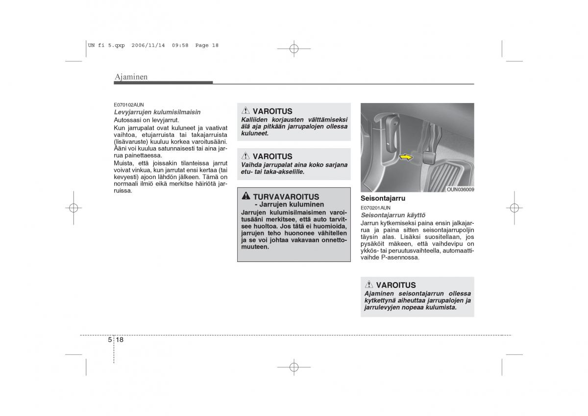 KIA Carens II 2 omistajan kasikirja / page 202