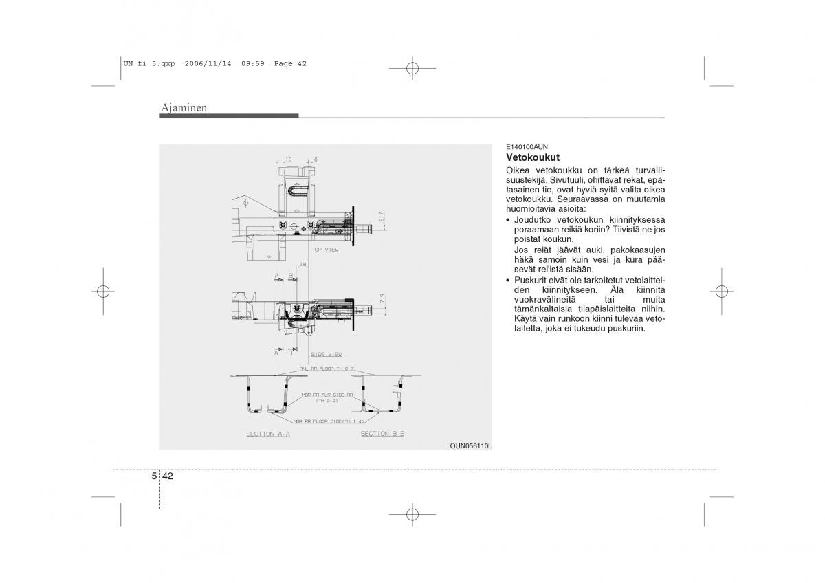 KIA Carens II 2 omistajan kasikirja / page 226