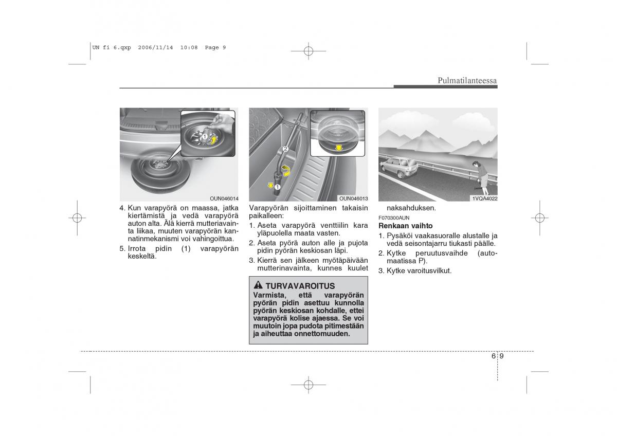 KIA Carens II 2 omistajan kasikirja / page 243